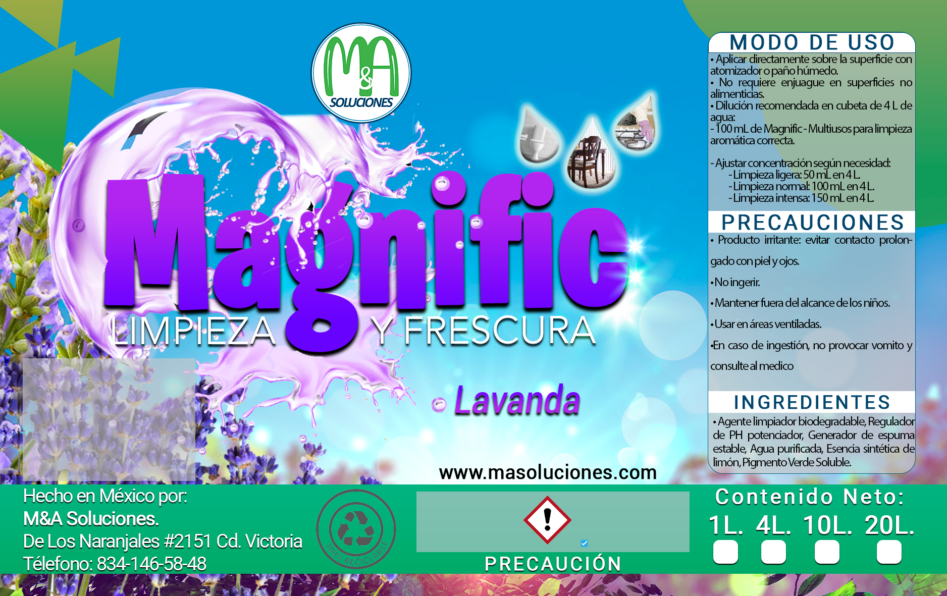 Magnific Lavanda 1L
